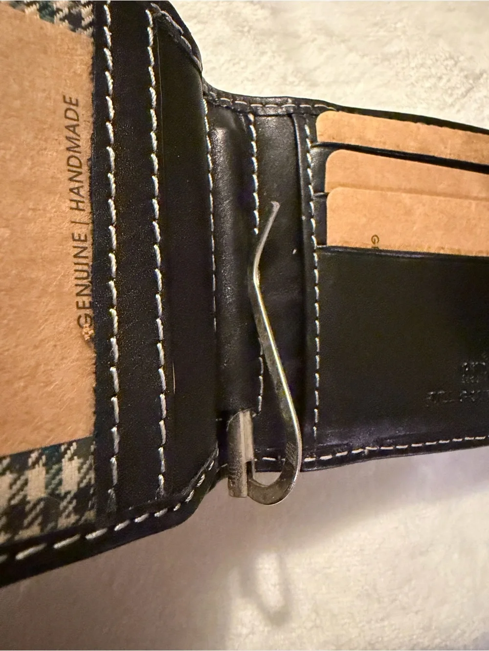 Otokraft Wallet Made In Japan Genuine Leather Men's Black Bifold New In Box